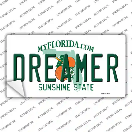 Dreamer Florida Novelty Sticker Decal Small