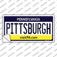 Pittsburgh Pennsylvania State Novelty Sticker Decal Small