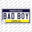 Bad Boy Pennsylvania State Novelty Sticker Decal Small