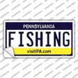 Fishing Pennsylvania State Novelty Sticker Decal Small