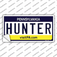 Hunter Pennsylvania State Novelty Sticker Decal Small