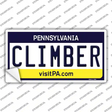 Climber Pennsylvania State Novelty Sticker Decal Small