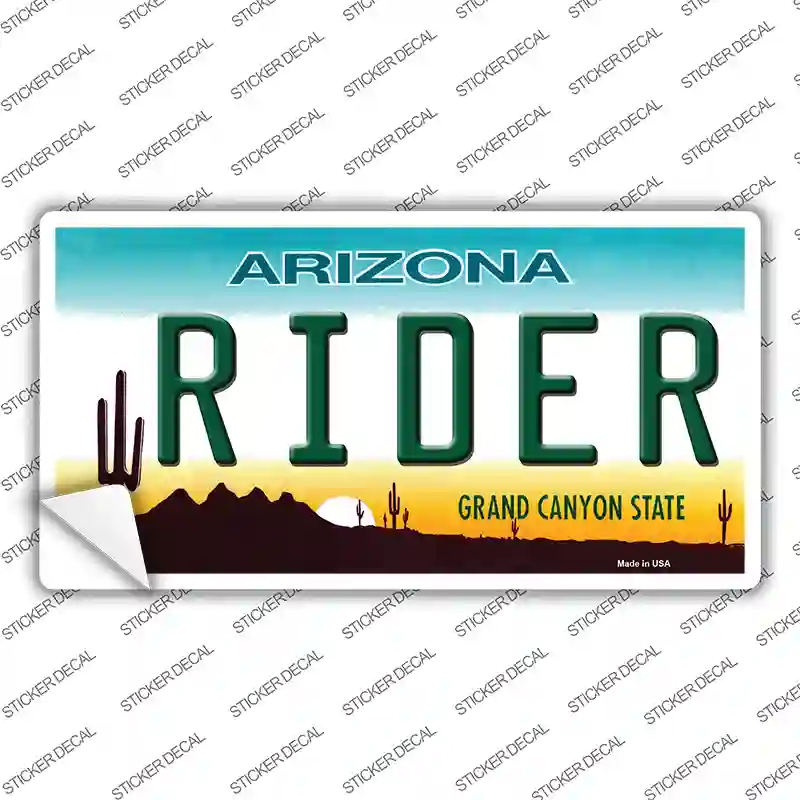 Arizona Rider Novelty Sticker Decal Small