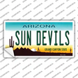 Arizona Sun Devils Novelty Sticker Decal Small