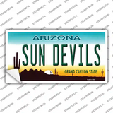 Arizona Sun Devils Novelty Sticker Decal Small