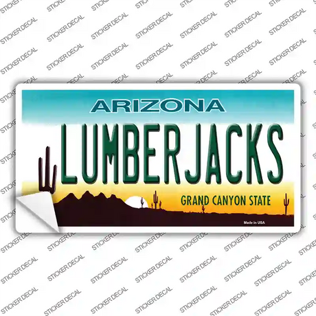 Arizona Lumberjacks Novelty Sticker Decal Small