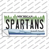 Spartans Michigan Novelty Sticker Decal Small