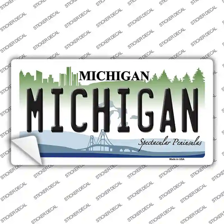 Michigan Novelty Sticker Decal Small