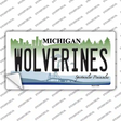 Michigan Wolverines Novelty Sticker Decal Small