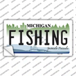 Fishing Michigan Novelty Sticker Decal Small