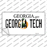 Georgia Tech Novelty Sticker Decal Small