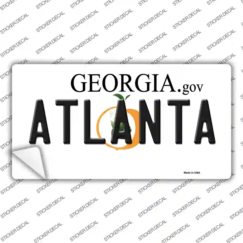 Atlanta Georgia Novelty Sticker Decal Small