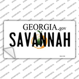 Savannah Georgia Novelty Sticker Decal Small