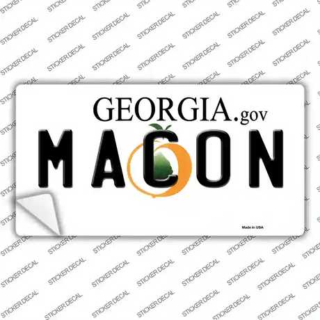 Macon Georgia Novelty Sticker Decal Small