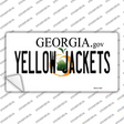 Yellow Jackets Georgia Novelty Sticker Decal Small