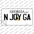 N Joy Ga Georgia Novelty Sticker Decal Small