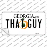 That Guy Georgia Novelty Sticker Decal Small