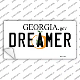 Dreamer Georgia Novelty Sticker Decal Small