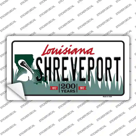 Shreveport Louisiana Novelty Sticker Decal Small