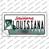 Louisiana Novelty Sticker Decal Small