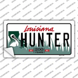 Hunter Louisiana Novelty Sticker Decal Small