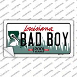 Bad Boy Louisiana Novelty Sticker Decal Small