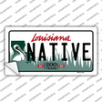 Native Louisiana Novelty Sticker Decal Small