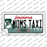 Moms Taxi Louisiana Novelty Sticker Decal Small