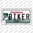 Biker Louisiana Novelty Sticker Decal Small