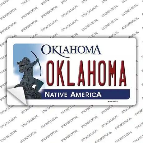 Oklahoma Novelty Sticker Decal Small