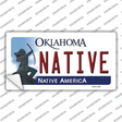 Native Oklahoma Novelty Sticker Decal Small