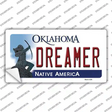 Dreamer Oklahoma Novelty Sticker Decal Small