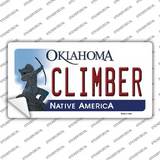 Climber Oklahoma Novelty Sticker Decal Small