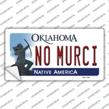 No Murci Oklahoma Novelty Sticker Decal Small