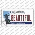 Beautiful Oklahoma Novelty Sticker Decal Small