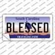 Blessed South Carolina Novelty Sticker Decal Small