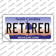 Retired South Carolina Novelty Sticker Decal Small