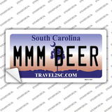 MMM Beer South Carolina Novelty Sticker Decal Small