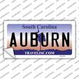 Auburn South Carolina Novelty Sticker Decal Small