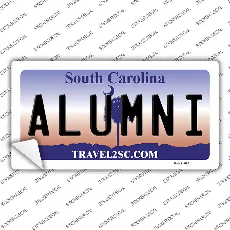 Alumni South Carolina Novelty Sticker Decal Small