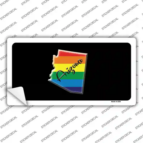 Arizona Rainbow Novelty Sticker Decal Small