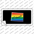 Colorado Rainbow Novelty Sticker Decal Small