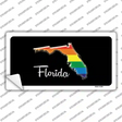 Florida Rainbow Novelty Sticker Decal Small