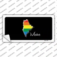 Maine Rainbow Novelty Sticker Decal Small