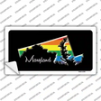 Maryland Rainbow Novelty Sticker Decal Small