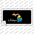 Michigan Rainbow Novelty Sticker Decal Small