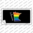 Minnesota Rainbow Novelty Sticker Decal Small