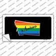 Montana Rainbow Novelty Sticker Decal Small