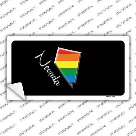 Nevada Rainbow Novelty Sticker Decal Small