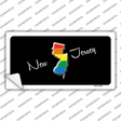 New Jersey Rainbow Novelty Sticker Decal Small